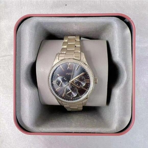 Fossil BQ3757 Rye Multifunction Gold-Tone Stainless Steel Watch - Picture 2 of 4